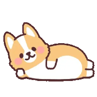Sticker corgi-2